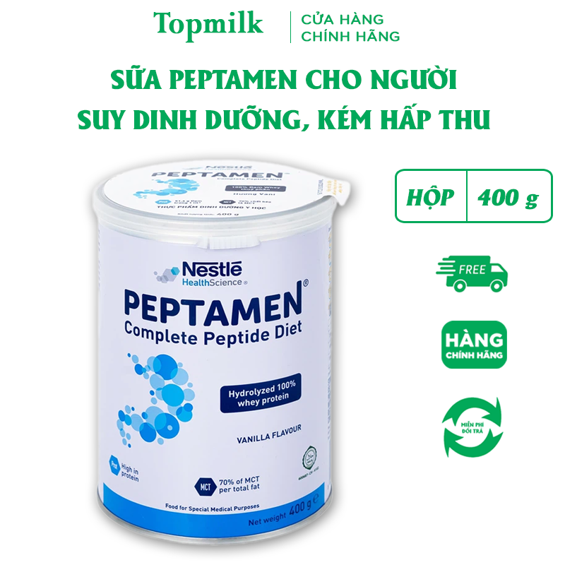 Sữa Peptamen cho người suy dinh dưỡng, kém hấp thu