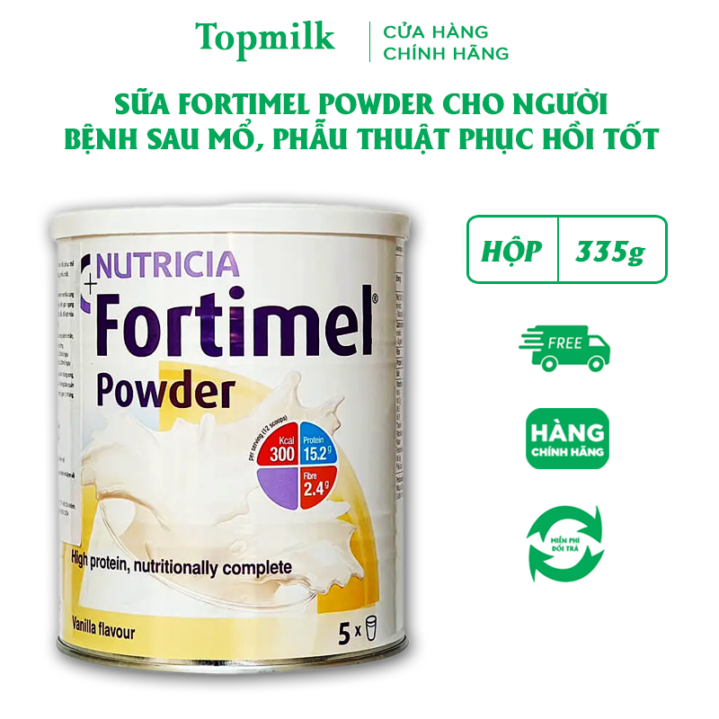 Sữa Fortimel Powder 335g - Phục Hồi Sau Phẫu Thuật