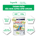 Thành phần Sữa Non Alpha Lipid Lifeline 450g