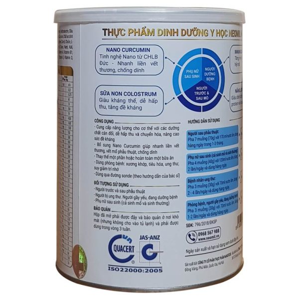 Sữa Neomil Nano có tốt không
