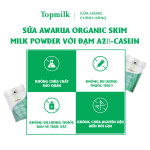 Sữa Awarua Organic Skim Milk Powder với đạm A2β-Casein