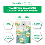 Sữa Awarua Organic Skim Milk Powder với đạm A2β-Casein