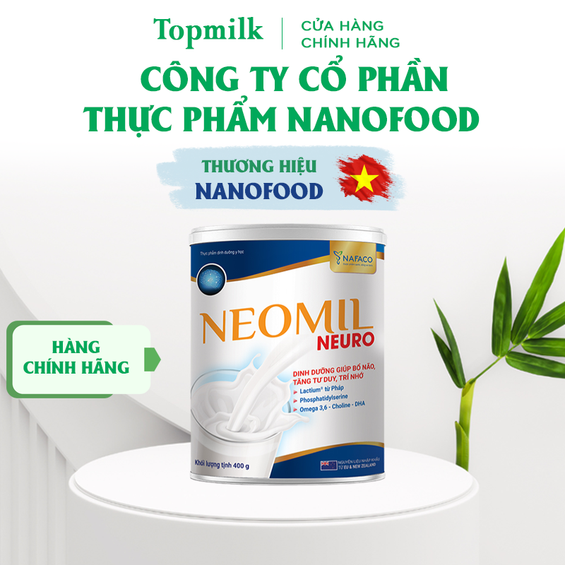 sữa Neomil Neuro 400g bổ não, tăng cường tư duy