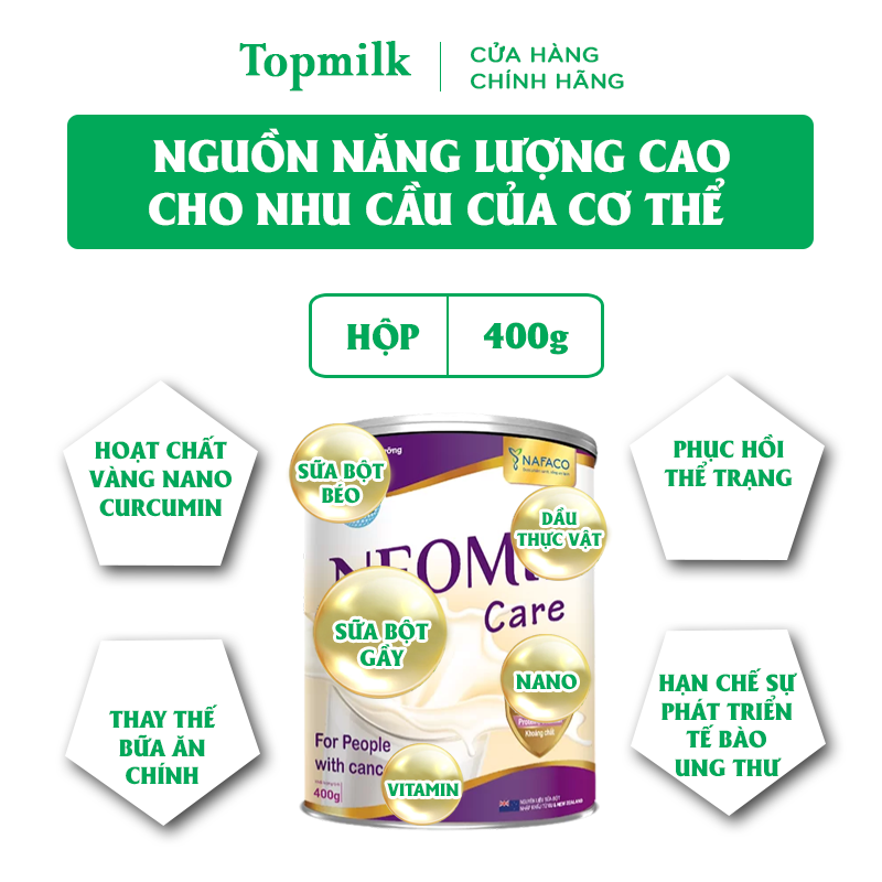 Sữa Neomil Care 400g cho người ung thư suy kiệt