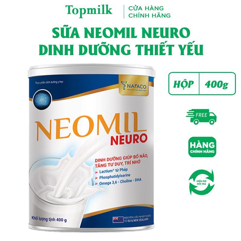 sữa Neomil Neuro 400g bổ não, tăng cường tư duy