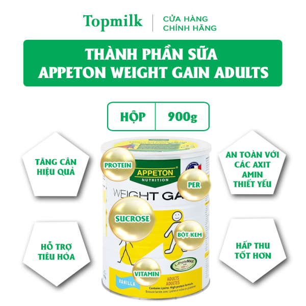 Sữa Appeton Weight Gain tăng cân