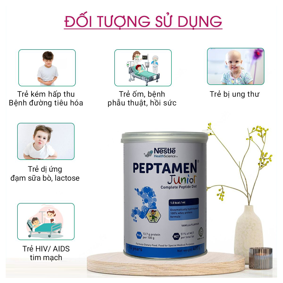 Sữa Peptamen Junior Nga