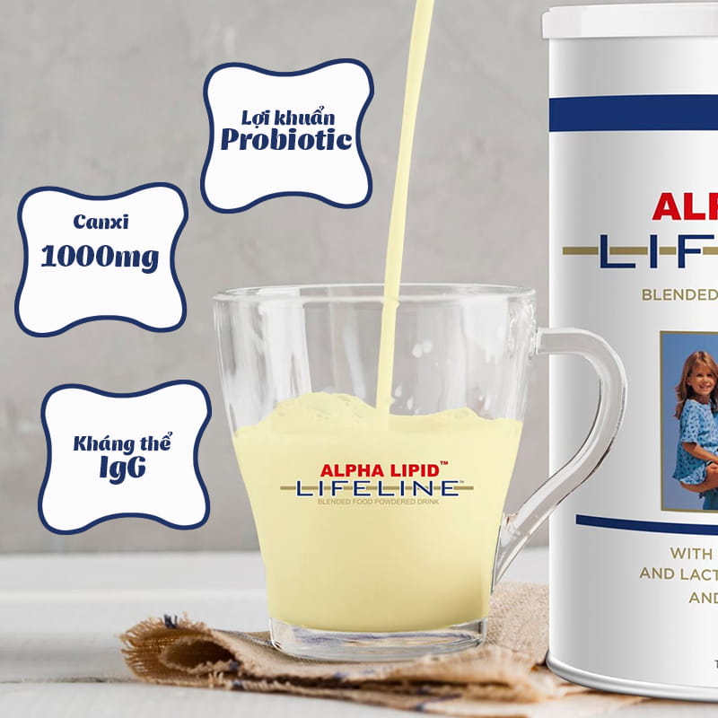 Sữa Non Alpha Lipid Lifeline 450g