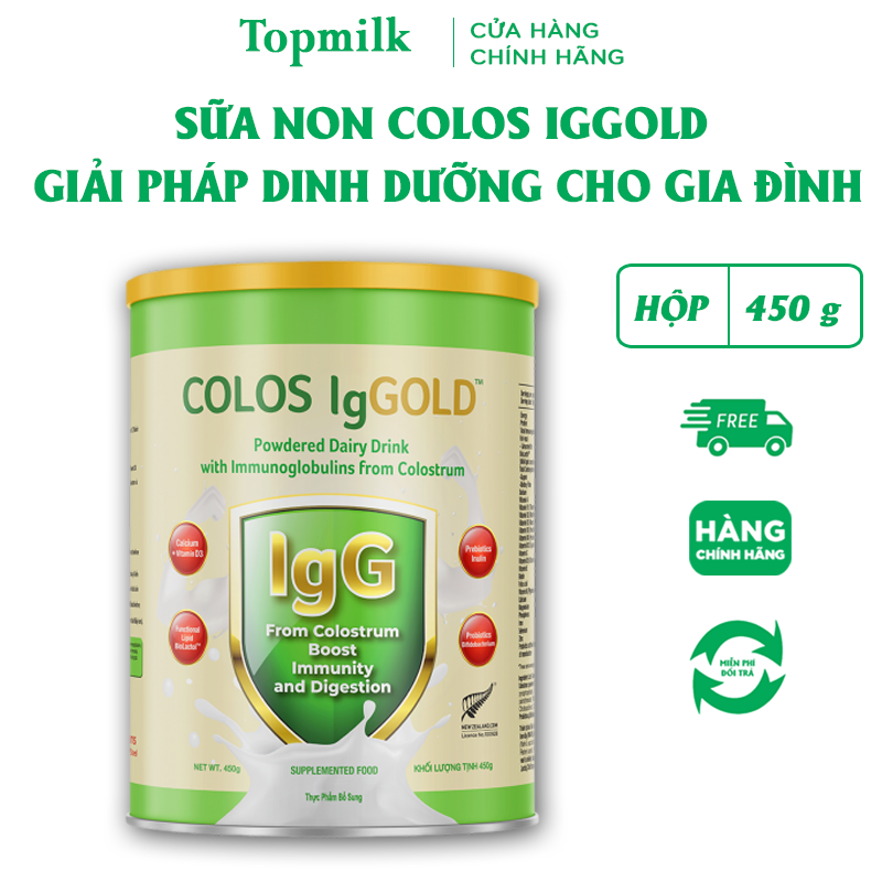 Sữa Non COLOS IgGOLD 450g cho người lớn và trẻ em