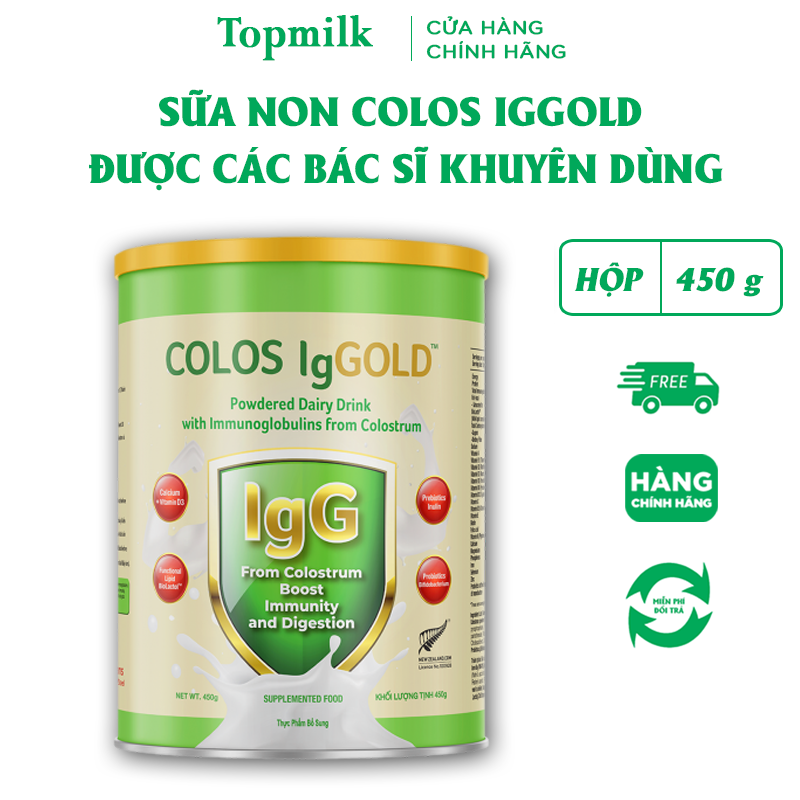 Tại Sao Sữa Non COLOS IgGOLD 450g Được Các Bác Sĩ Khuyên Dùng