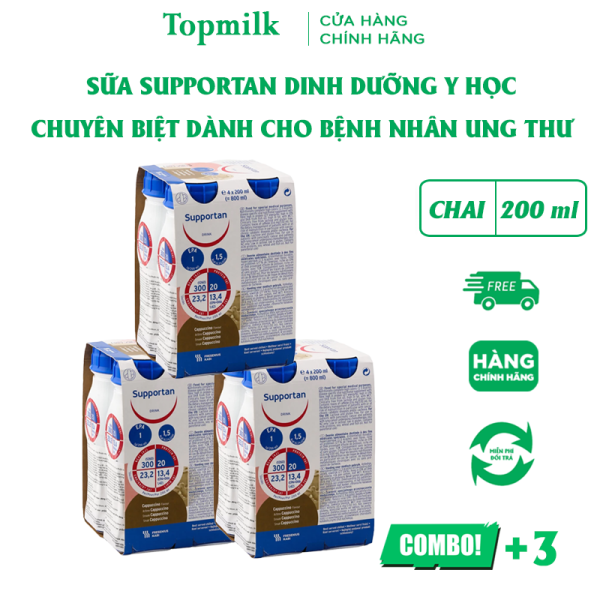 Sữa Supportan: Dinh Dưỡng Y Học Đặc Biệt