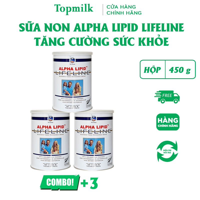 Sữa Non Alpha Lipid Lifeline 450g