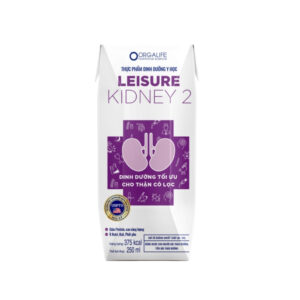 Sữa Leisure Kidney 2: Dinh dưỡng giàu đạm, đúng chuẩn cho người suy thận, chạy thận nhân tạo