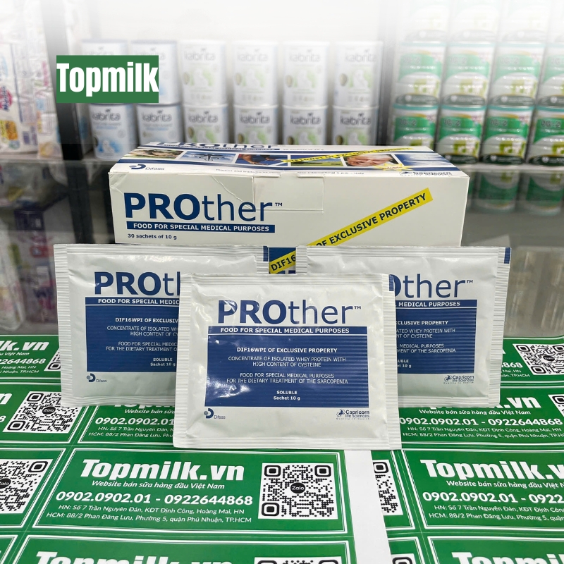 đạm thủy phân prother gói đạm prother