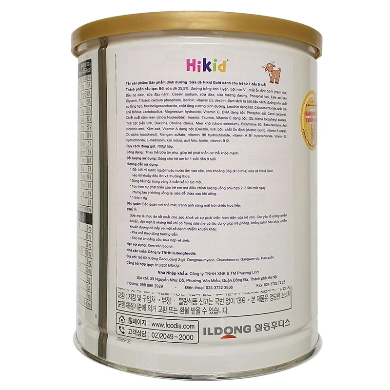Sữa Hikid dê núi